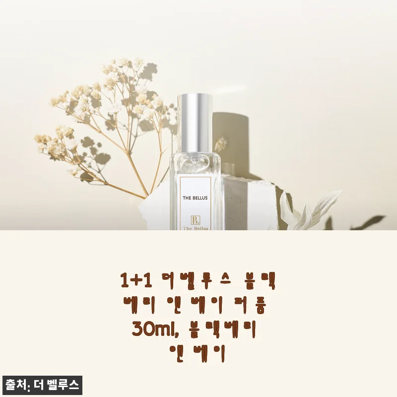 1+1 더벨루스 블랙베리 앤 베이 퍼퓸 30ml 사용후기: 고급스러운 향과 만족스러운 지속력