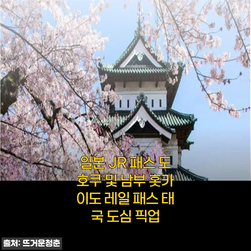일본 JR 패스 도호쿠 및 남부 홋카이도 레일 패스 태국 도심 픽업 사용후기