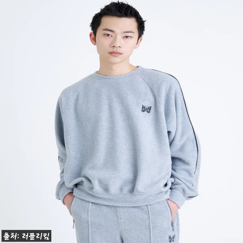 니들스 후리스 셔츠 별주 플리스 크루 관련 이미지 3