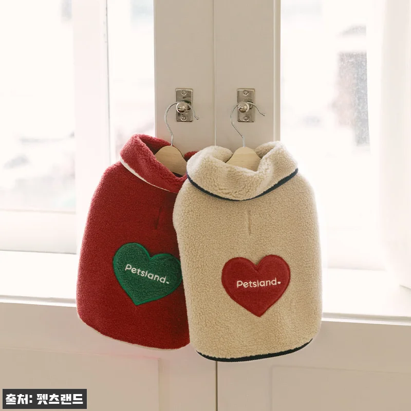 강아지겨울옷 후리스 판초 하트몽, 산 관련 이미지 9