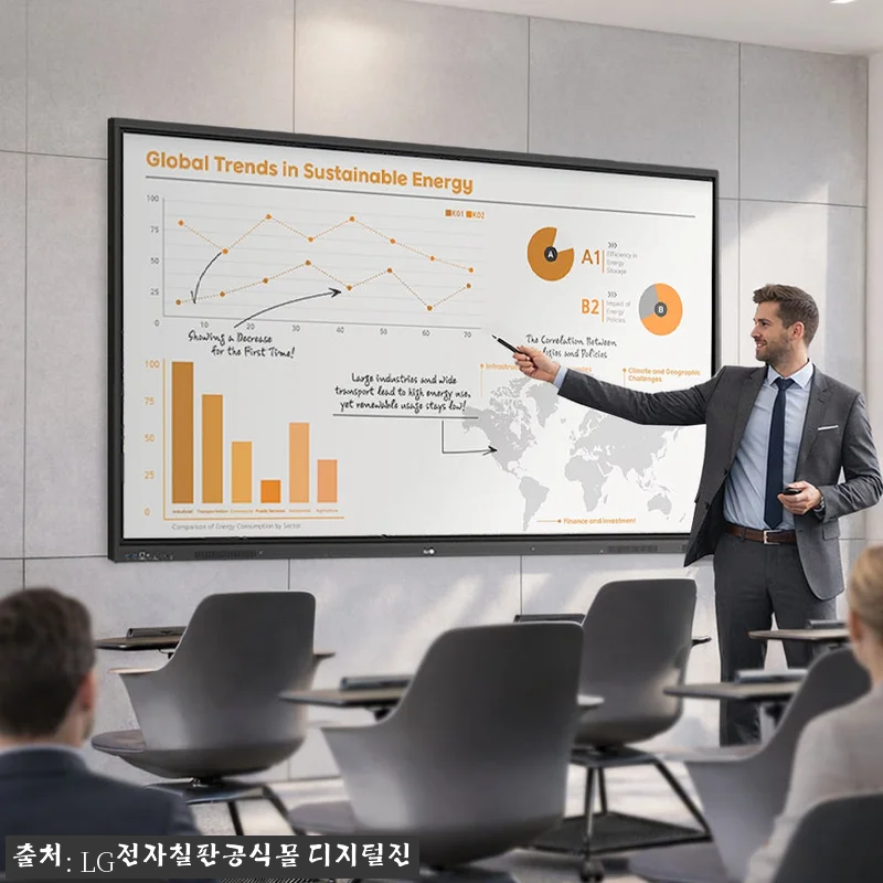 LG 안드로이드 전자칠판 86TR3D 관련 이미지 2