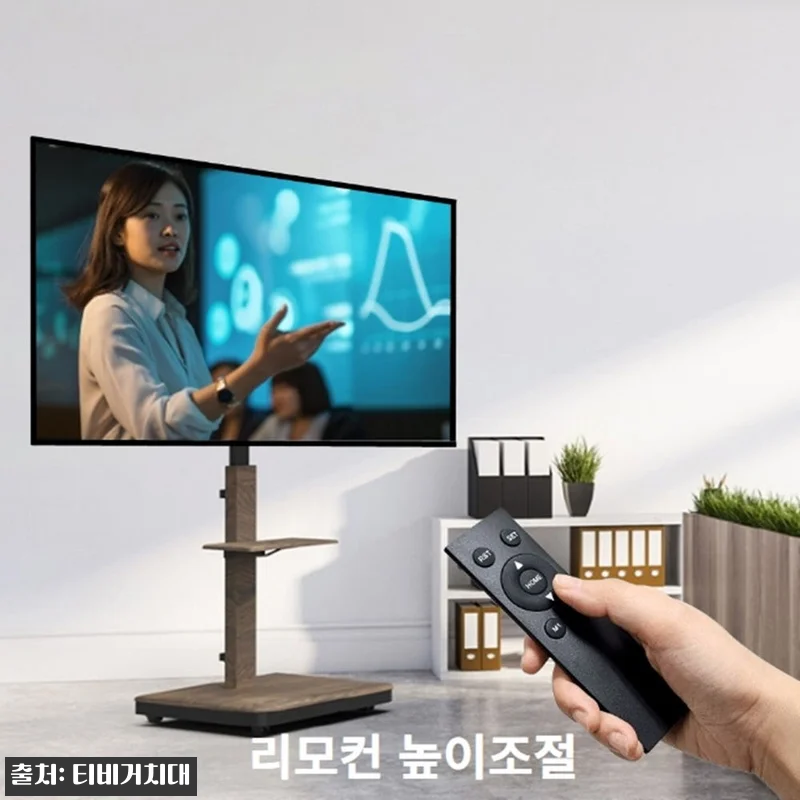 회전형 전동식 높이조절 이동식 TV 관련 이미지 4