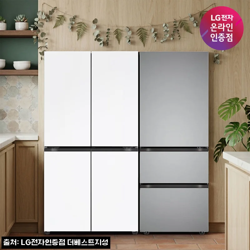 LG 디오스 AI 오브제컬렉션 매직스페이스 냉장고+김치톡톡, 냉장&middot;김치 보관을 한 번에 준비하는 이사 필수 조합