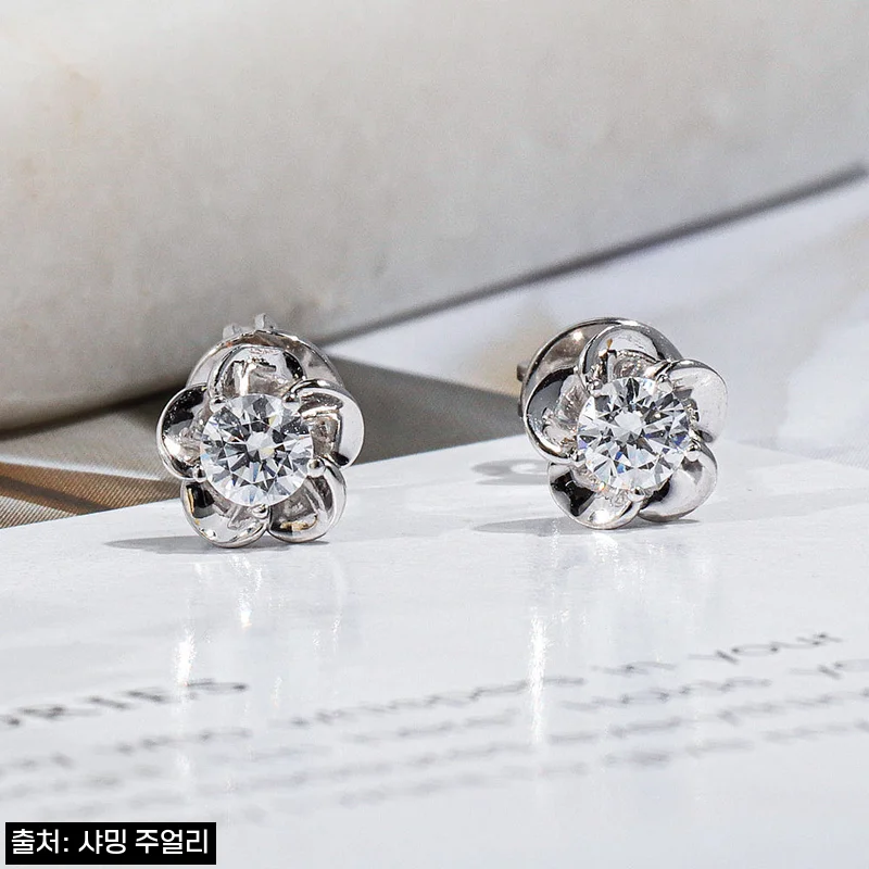 3부 다이아 귀걸이 GIA 천연 카멜리아, 결혼기념일 선물로 눈여겨볼 이유