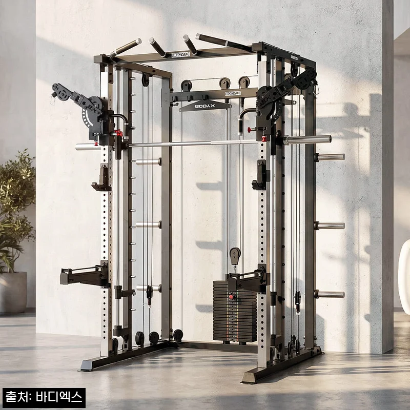 바디엑스 스미스머신 CM9 핀로딩 90KG, 홈짐 업그레이드 고민될 때 눈여겨볼 멀티랙