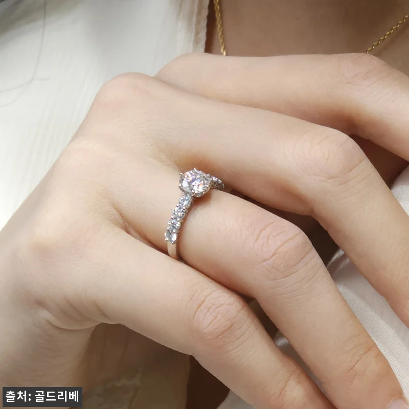 골드리베 랩다이아몬드 반지 1캐럿&middot;2 관련 이미지 1
