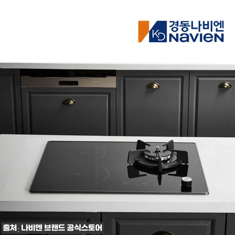 나비엔매직 ERG5003 빌트인 LPG 블랙, 인덕션과 가스 화구를 한 번에 쓰는 하이브리드 전기레인지 후기 7 나비엔매직 ERG5003 빌트인 LP 관련 이미지 1