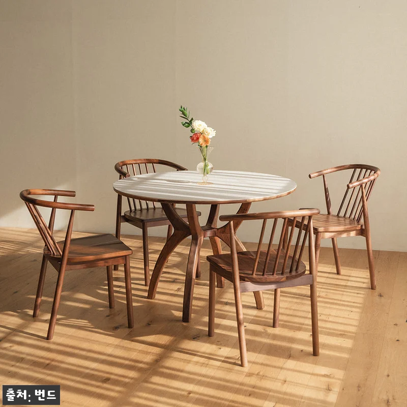 번드 카린 원형 포세린 세라믹 원목 관련 이미지 2