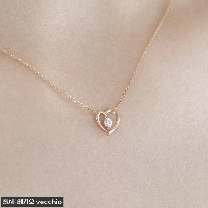 18K 스와로브스키 스톤 리얼 하트 관련 이미지 4