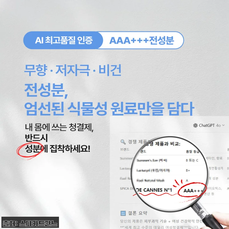 스피카드깐느 에떼르넬 프리미엄 여성청 관련 이미지 5