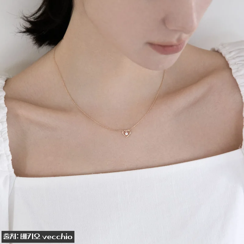 18K 스와로브스키 스톤 리얼 하트 관련 이미지 6