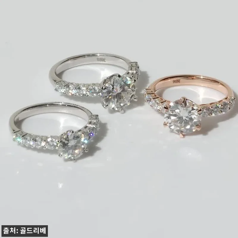 골드리베 랩다이아몬드 반지 1캐럿&middot;2 관련 이미지 9