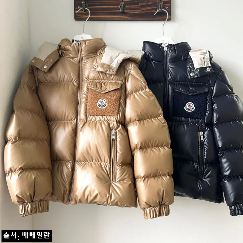 26FW 몽클레르 키즈 YULE 다운 패딩 점퍼 네이비 베이지 1A00066597YX, 구매 전 꼭 확인할 포인트