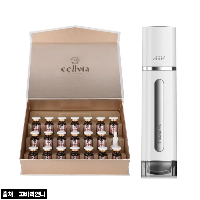 셀비아 미솔로지 크리에이션 앰플 6ml x 20개 슈스펠 디바이스 세트, 홈케어 패키지 구성 체크