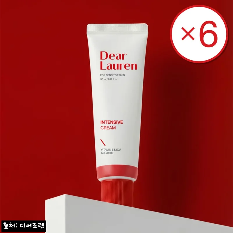 디어로렌 인텐시브 크림 50ml 6개, 건조한 계절에 눈여겨볼 장벽 보습크림 구성