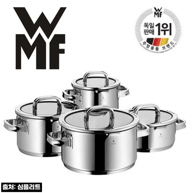 WMF 펑션4 어드밴스드 냄비세트 4종, 오래 두고 볼 프리미엄 인덕션 냄비 구성 체크
