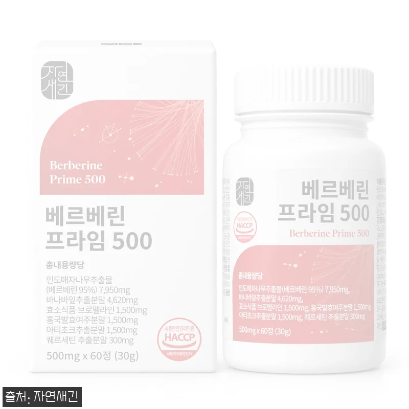 4+2 자연새긴 베르베린 프라임 500 찐후기 체크포인트, 60정 6개 구성 할인 정보