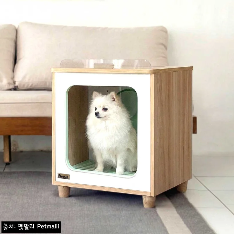 Home 46 PetMalii M5 우드 강아지 고양이 펫드라이룸, 목욕 후 드라이 시간을 고민할 때 살펴볼 이슈템