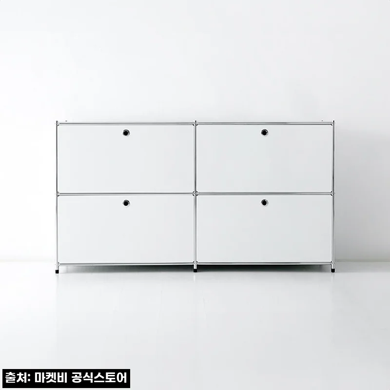 심플리 2x2 수납장 152x40x82 화이트, 주방 정리에 딱 맞는 2단 수납장 후기