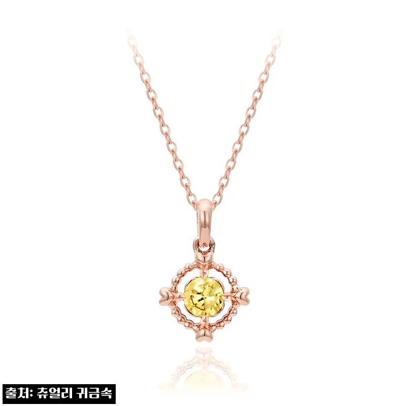 14k 18k 11월탄생석목걸이 시트린 황수정 목걸이, 선물 전 꼭 확인할 실속 정보
