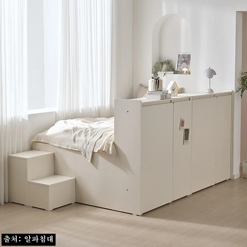 알파침대 모아 플러스 E0등급 LPM 책장형 멀티 수납 침대프레임 SS, 34% 할인 중이라 눈여겨볼 이슈템