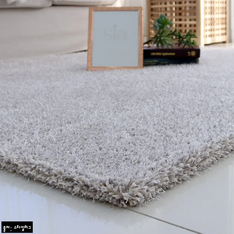 먼지없는 워셔블 장모 온감 러그 루틴그레이 200x300cm, 거실 분위기 바꾸는 대형 러그 구매 전 체크