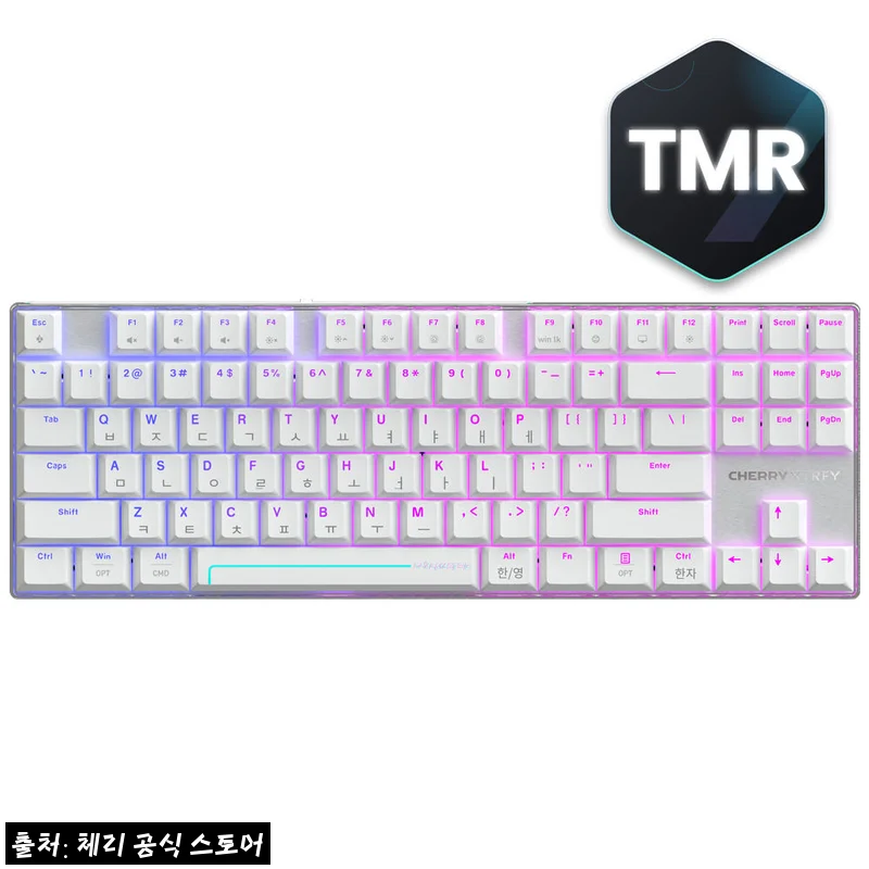 체리 엑스트리파이 MX 8.2 PRO 8K 화이트 에센셜 TMR 자석축 V2, 성능과 타건감을 함께 챙긴 게이밍 키보드