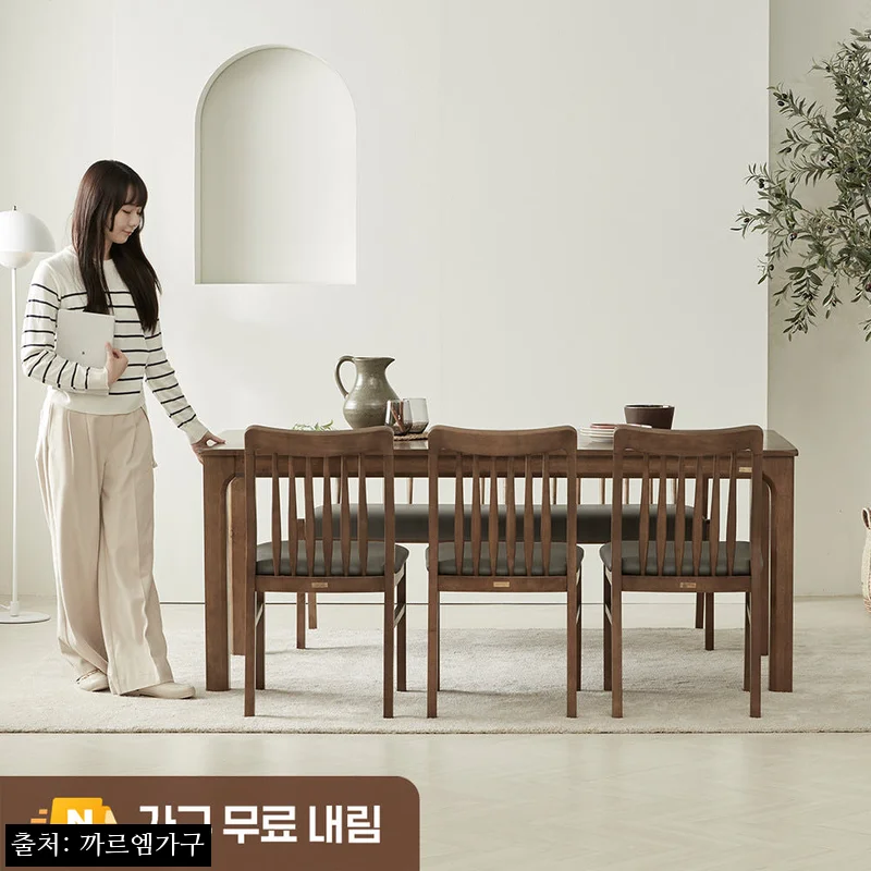 까르엠가구 로렌 6인용식탁 1800, 37% 할인 중이라 구매 전 꼭 확인할 구성