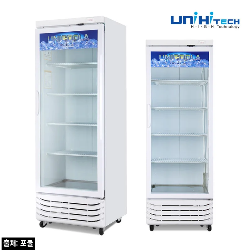 국산 업소용 냉동 쇼케이스 UN-465CFDC, 회전 빠른 매장용으로 눈여겨볼 직냉식 수직냉동고