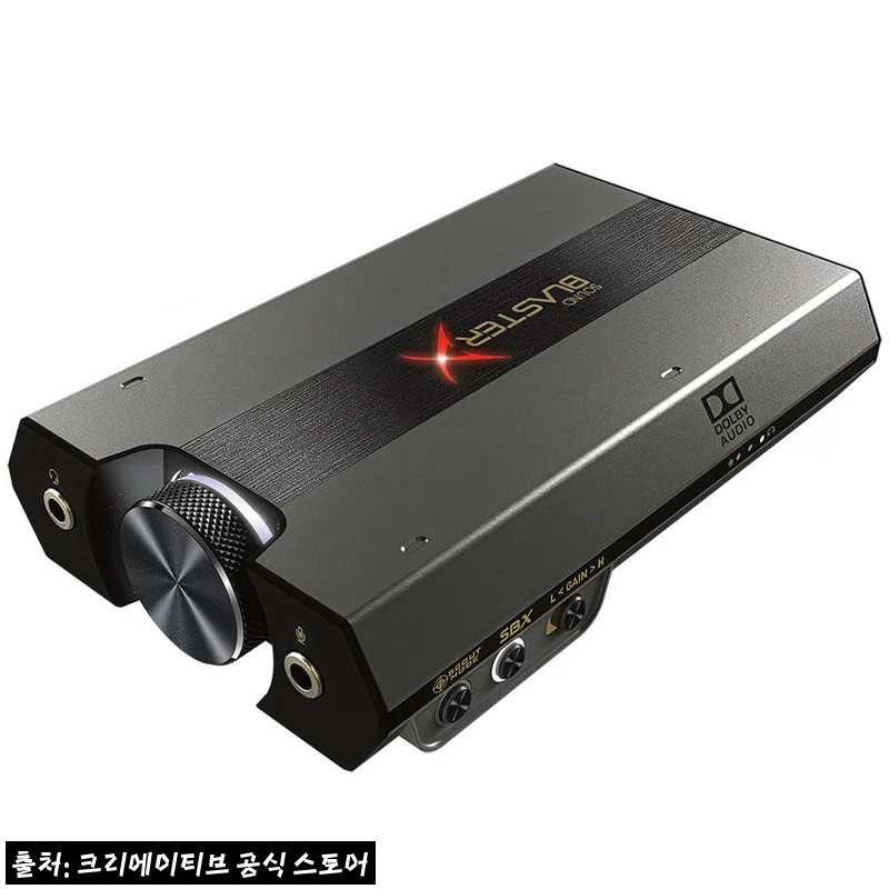 크리에이티브 사운드 블라스터X G6 USB-C 외장형 사운드카드, 25% 할인이라 더 눈길 가는 이슈템