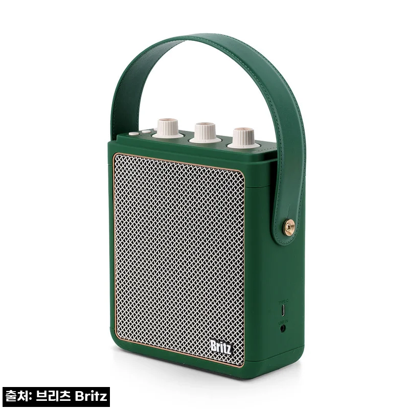 브리츠 BZ-JB8100 다크그린, 25W 우퍼 사운드와 빈티지 감성까지 잡은 이슈템