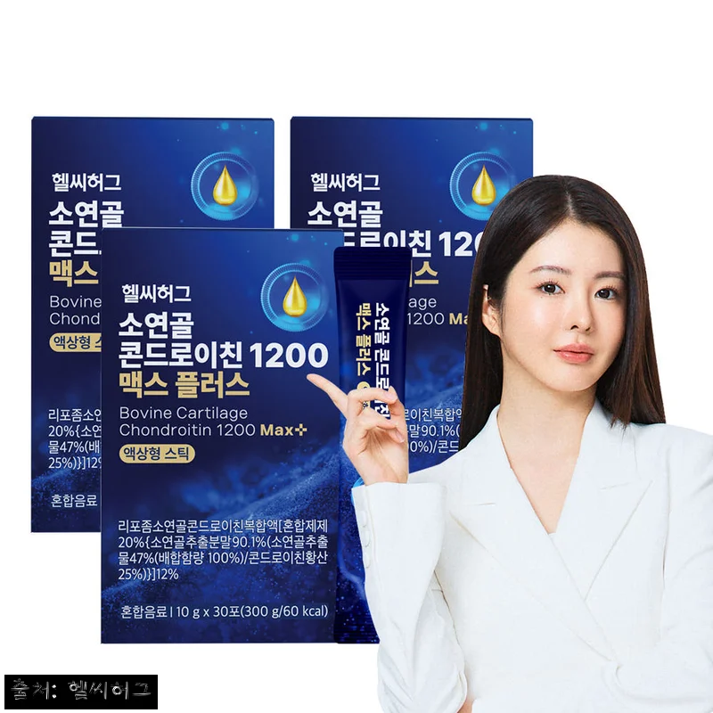 헬씨허그 소연골 콘드로이친 1200 맥스플러스, 물 없이 챙기는 3개월분 액상 겔 타입